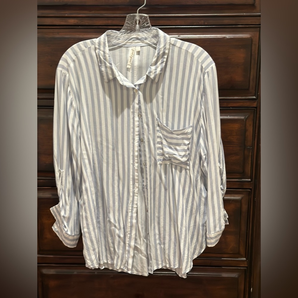 Grande and Greene. Super soft button up